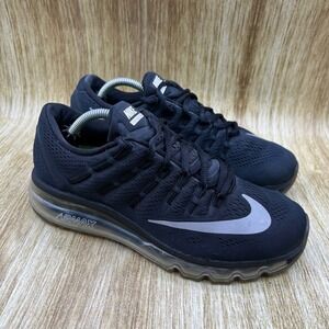 Nike Air Max 2016 Women's Size 7.5 Black White Ice Sneakers Shoes 806772-001